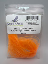 Nature's Spirit Disco Living Legs Pale Orange / Green Crystal Rubber Legs
