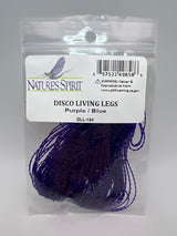 Nature's Spirit Disco Living Legs Purple / Blue Rubber Legs