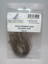 Nature's Spirit Disco Nymph Legs Golden Dun Rubber Legs