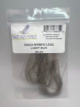 Nature's Spirit Disco Nymph Legs Light Dun Rubber Legs