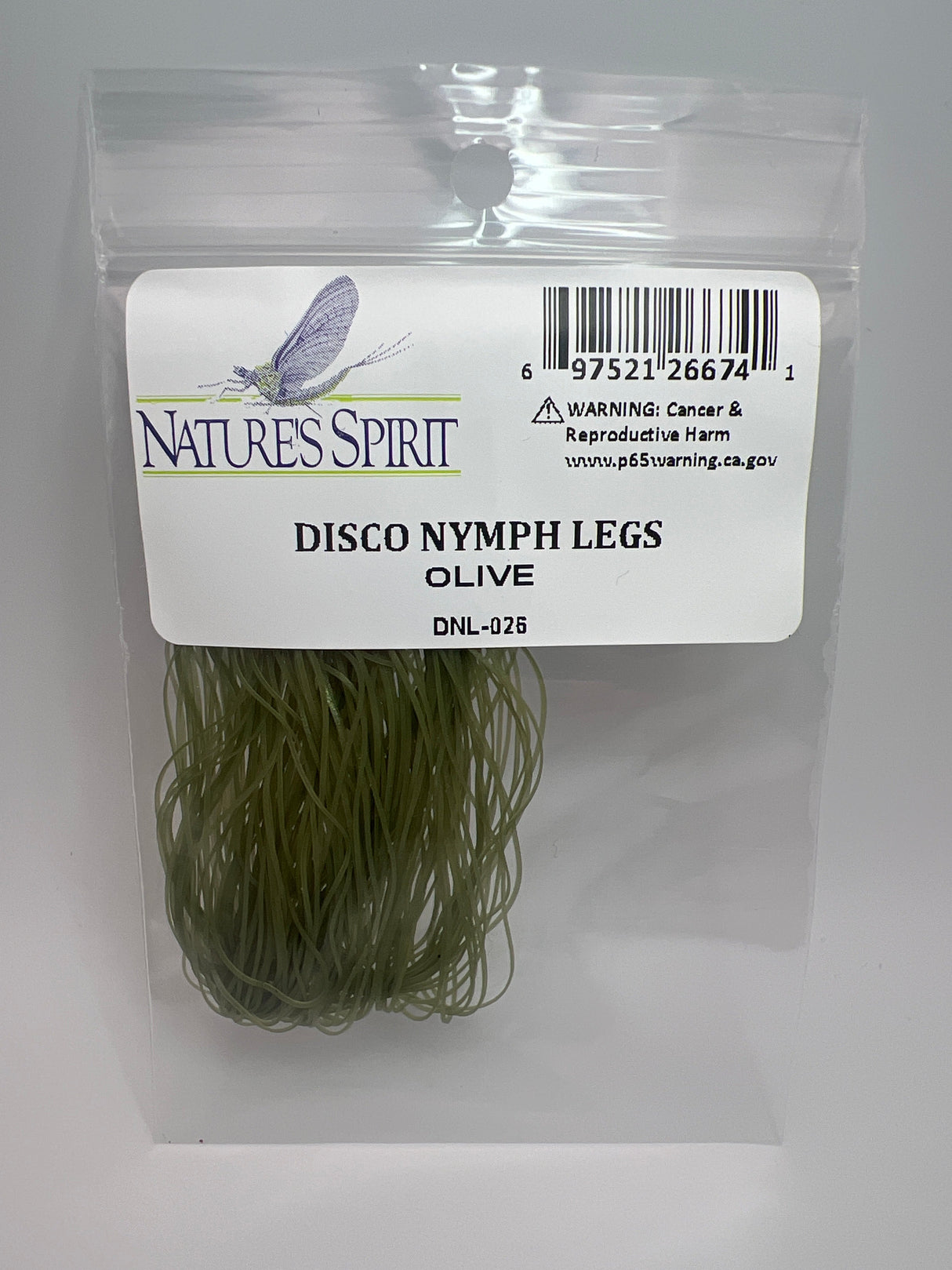 Nature's Spirit Disco Nymph Legs Olive Rubber Legs