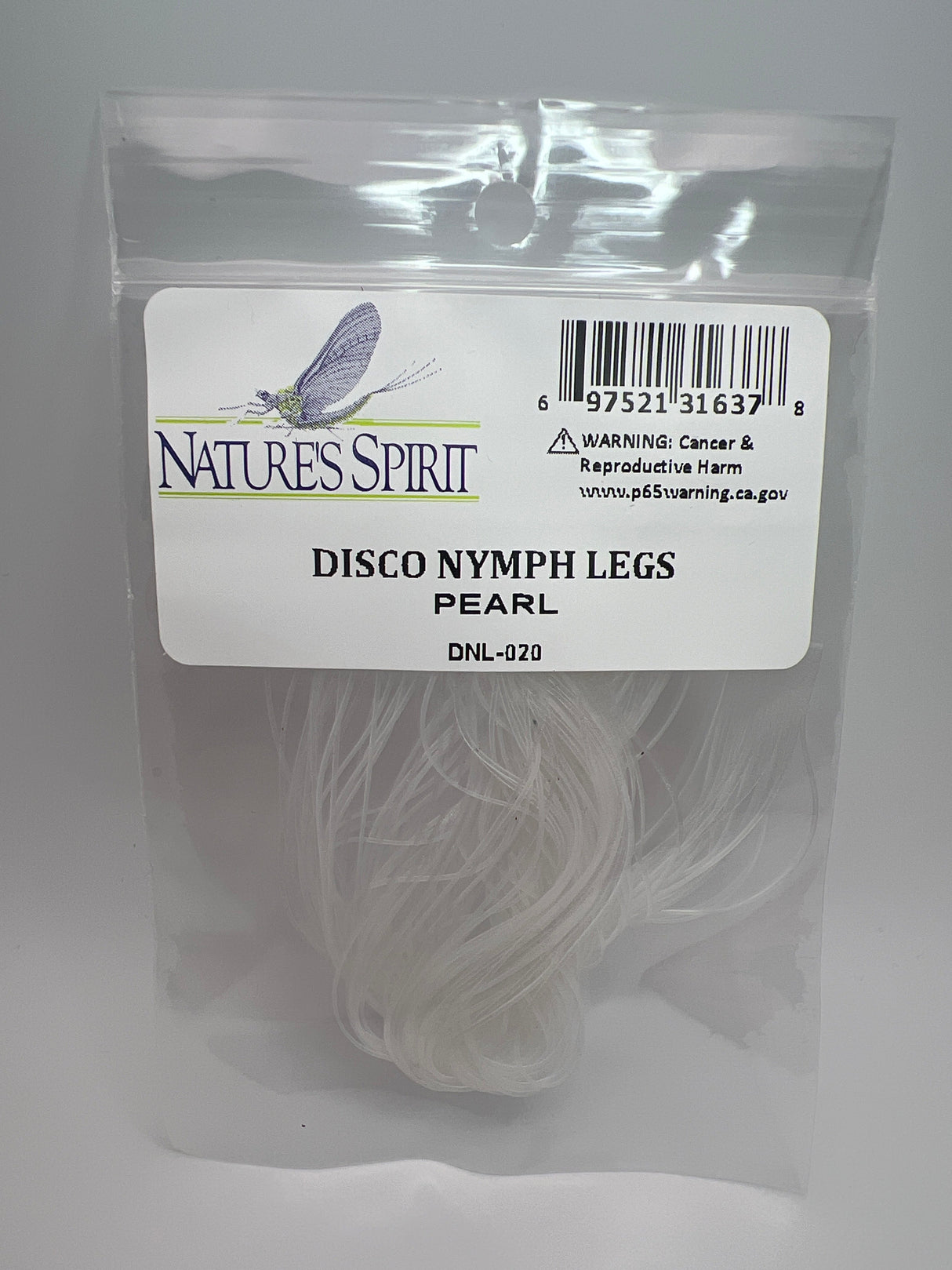 Nature's Spirit Disco Nymph Legs Pearl Rubber Legs