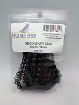 Nature's Spirit Disco Wavy Legs Black / Blue Rubber Legs