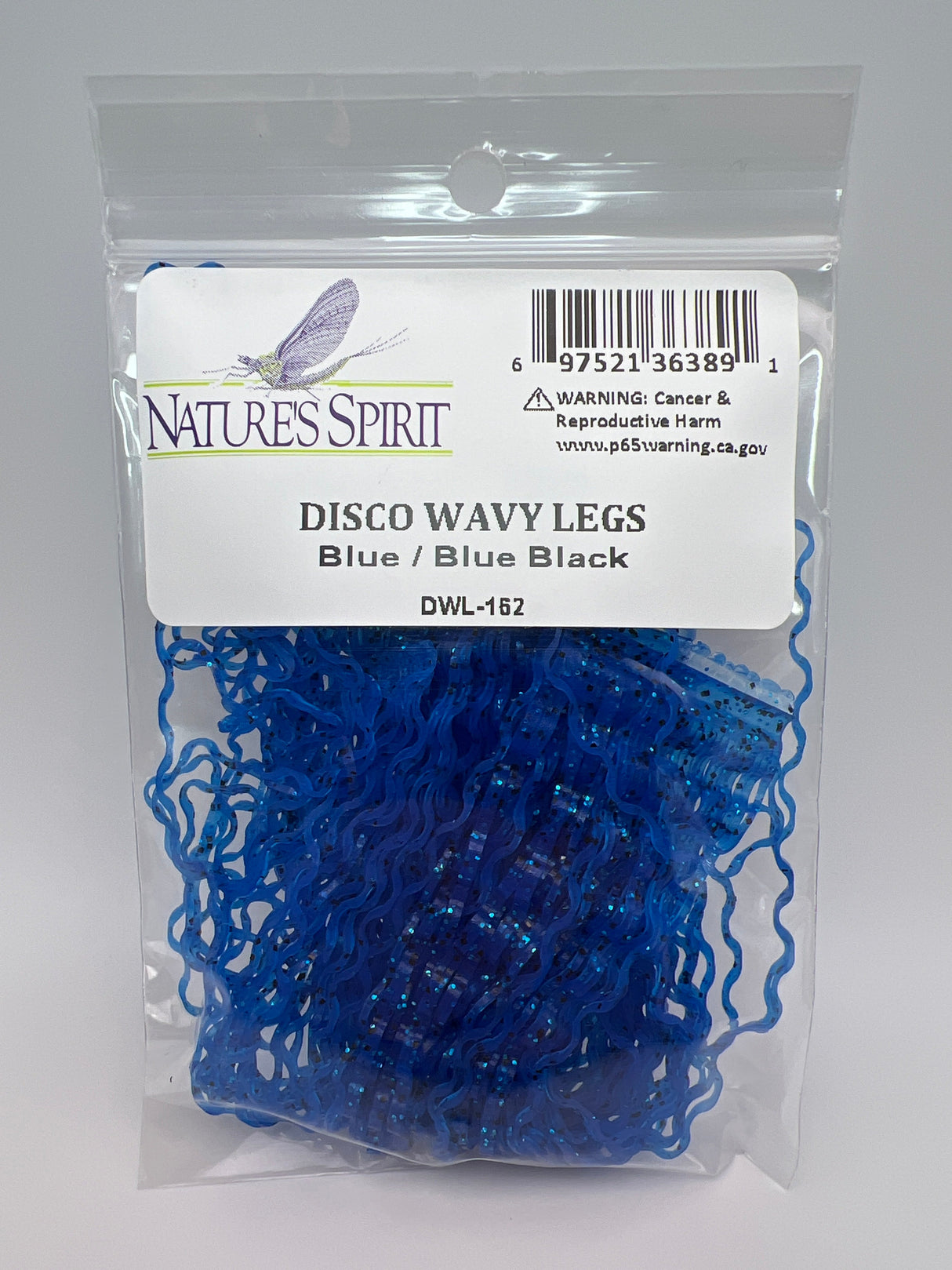 Nature's Spirit Disco Wavy Legs Blue / Blue Black Rubber Legs