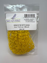 Nature's Spirit Disco Wavy Legs Hot Yellow / Black Rubber Legs