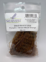 Nature's Spirit Disco Wavy Legs Pumpkin / Green Black Orange Rubber Legs