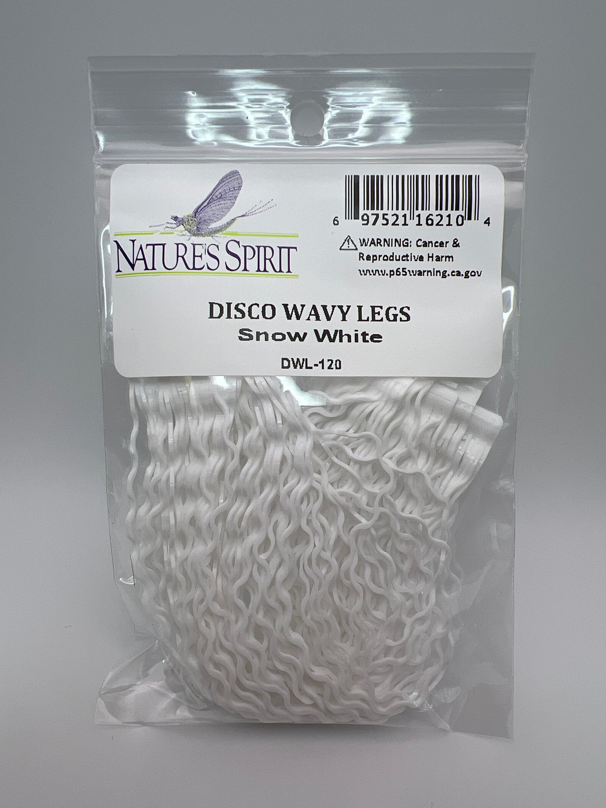 Nature's Spirit Disco Wavy Legs Snow White Rubber Legs
