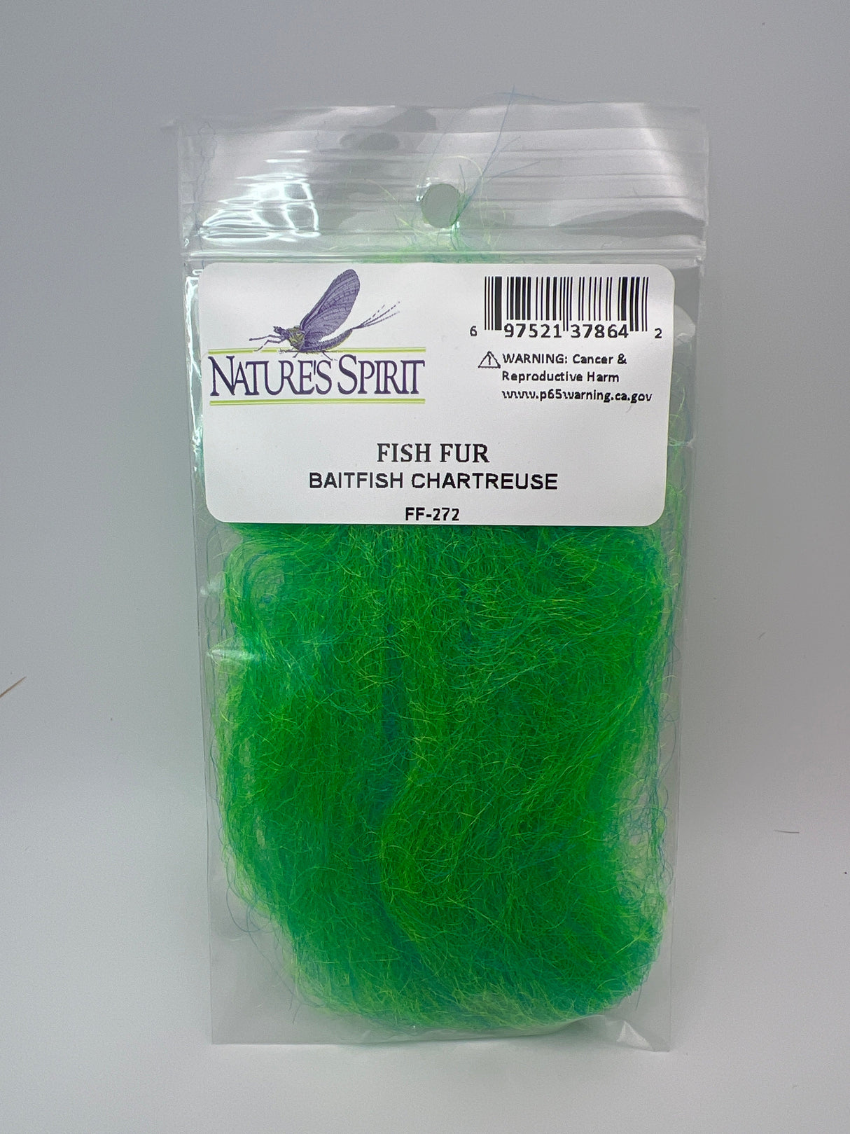 Nature's Spirit Fish Fur Baitfish Chartreuse