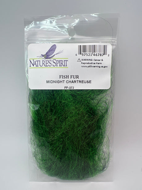 Nature's Spirit Fish Fur Midnight Chartreuse