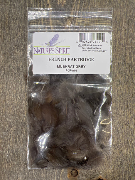 Nature's Spirit French Partridge Muskrat Grey