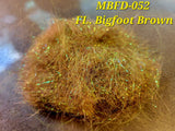 Nature's Spirit Monster Bush Dubbing Fl. Bigfoot Brown Dubbing