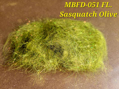 Nature's Spirit Monster Bush Dubbing Fl. Sasquatch Olive Dubbing