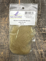 Nature's Spirit Select Sculpin Wool Camo Olive Hair, Fur