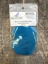 Nature's Spirit Select Sculpin Wool King Fisher Blue Hair, Fur