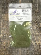 Nature's Spirit Select Sculpin Wool Pale Olive Hair, Fur