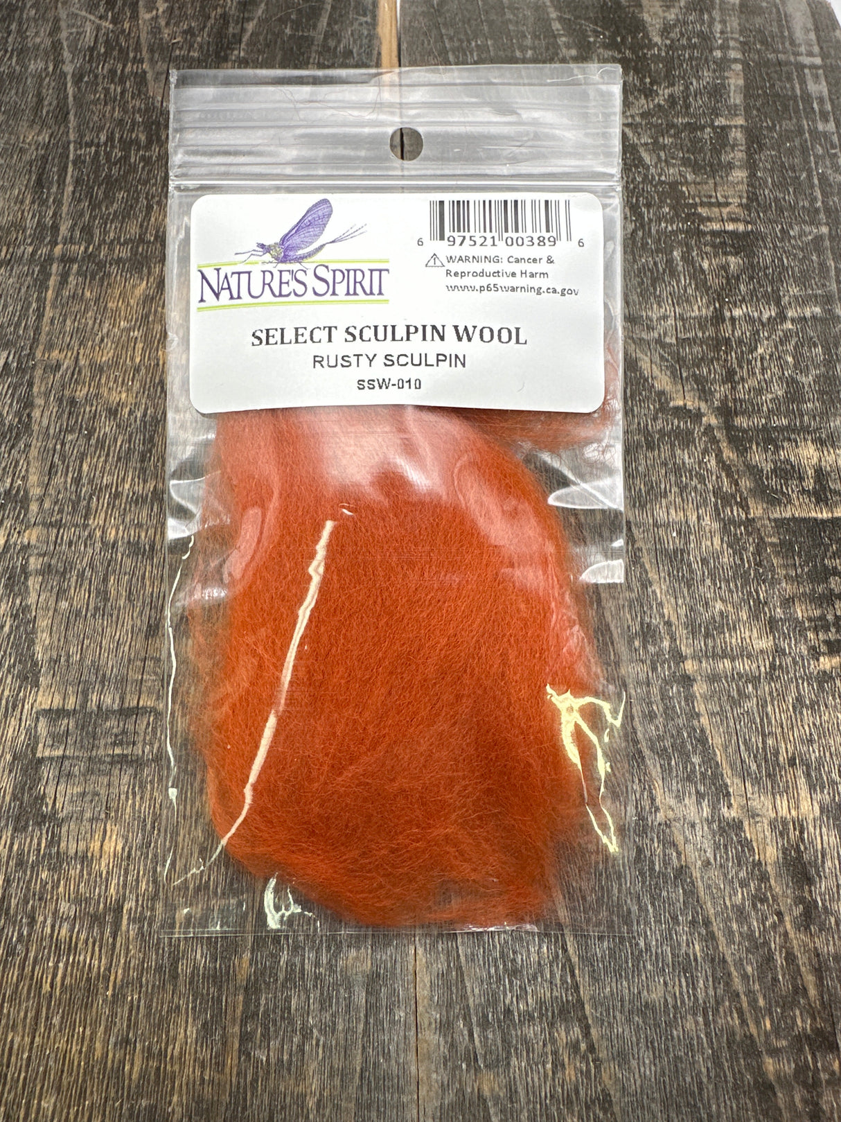 Nature's Spirit Select Sculpin Wool Rusty Sculpin Hair, Fur