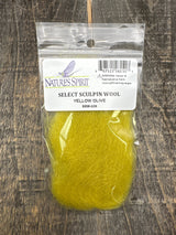 Nature's Spirit Select Sculpin Wool Yellow Olive Hair, Fur