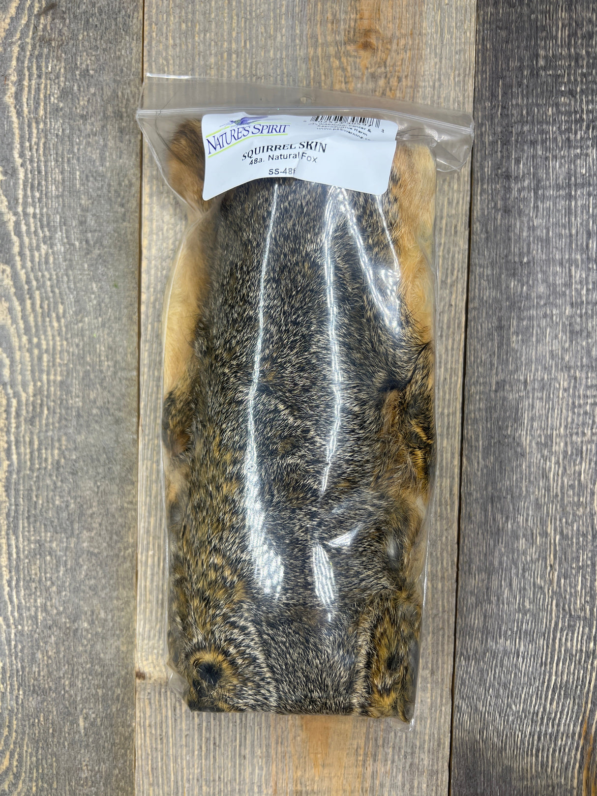 Nature's Spirit Squirrel Skin Natural Fox - Dried no Tail