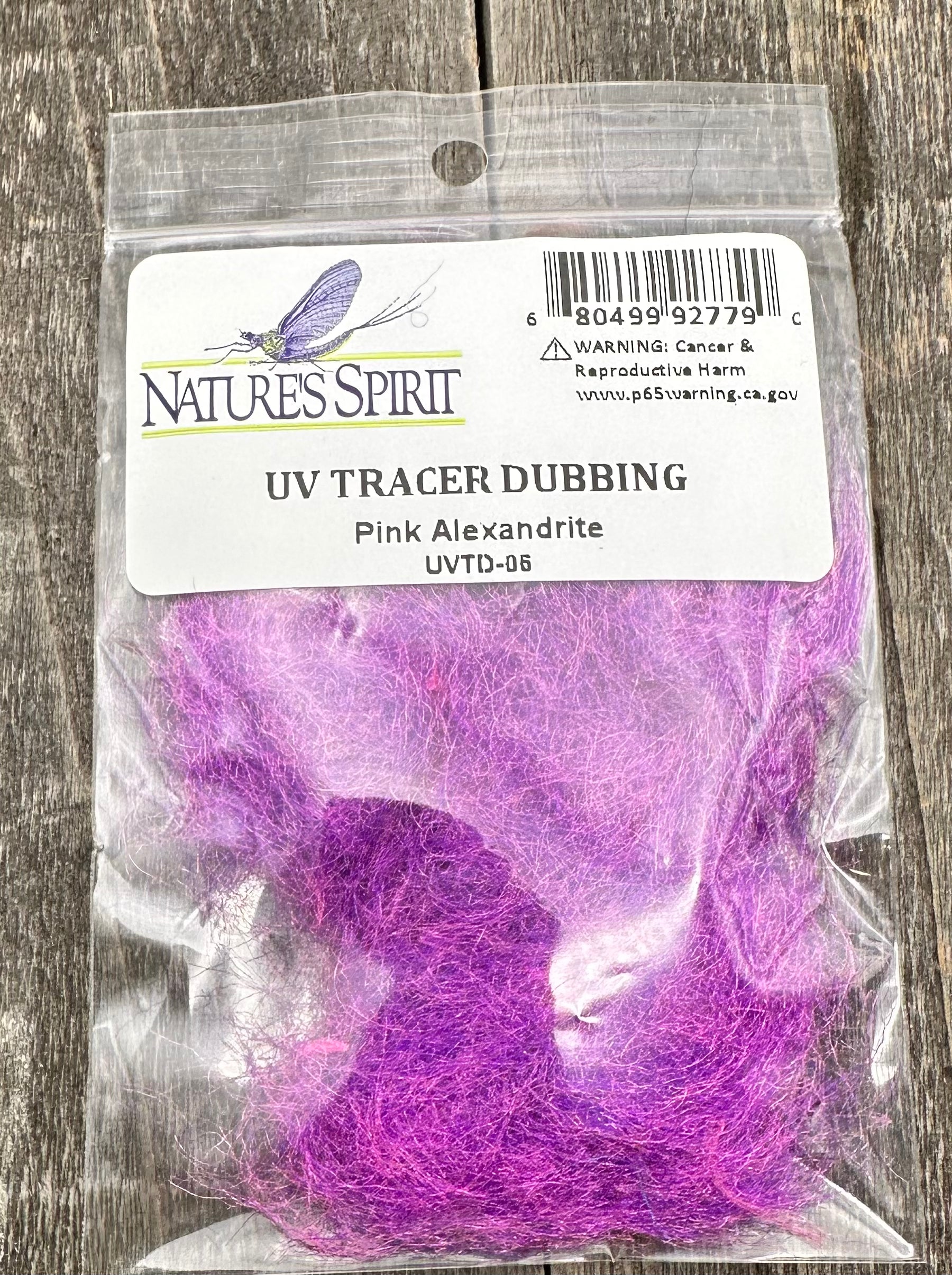 Nature's Spirit UV Tracer Dubbing Pink Alexandrite Dubbing