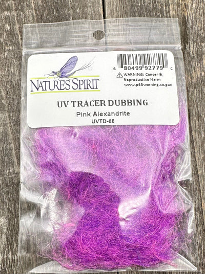 Nature's Spirit UV Tracer Dubbing Pink Alexandrite Dubbing