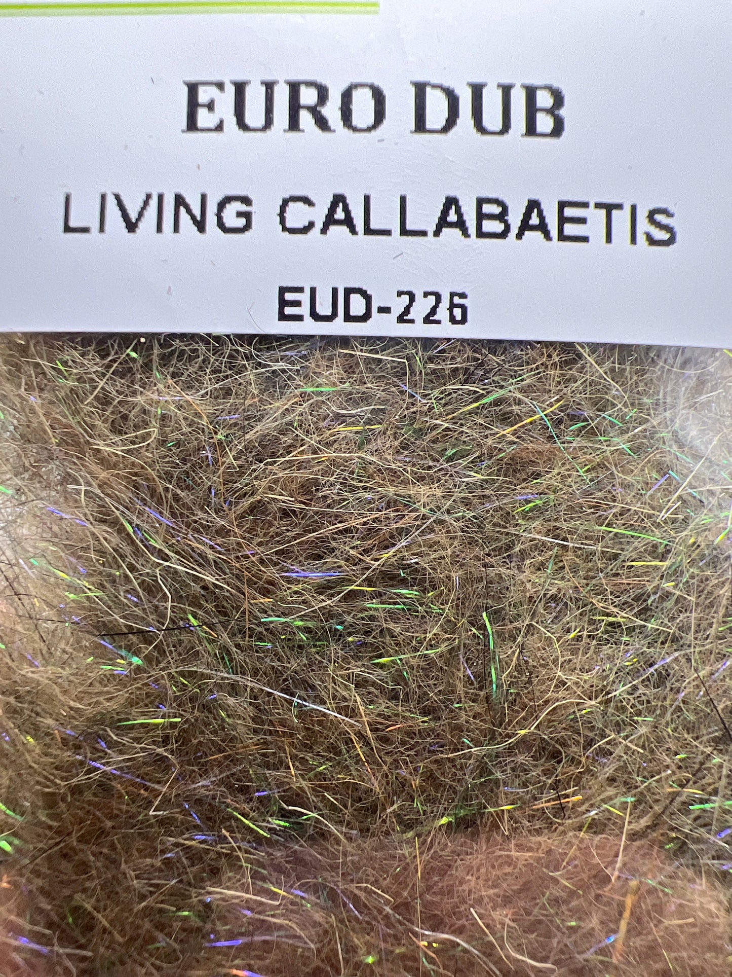 Nature's Sprit Euro Dub Dubbing Living Callibaetis Dubbing