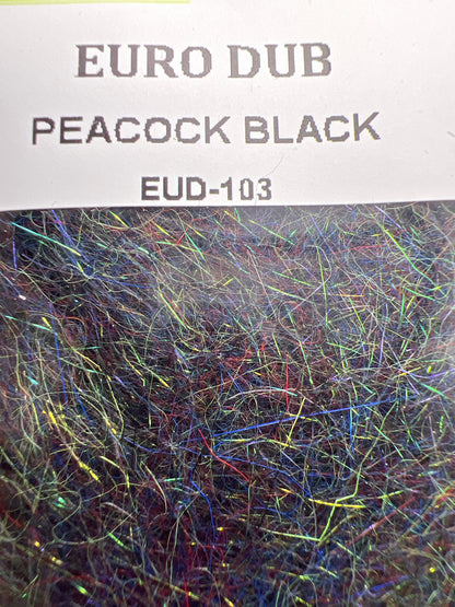 Nature's Sprit Euro Dub Dubbing Peacock Black Dubbing