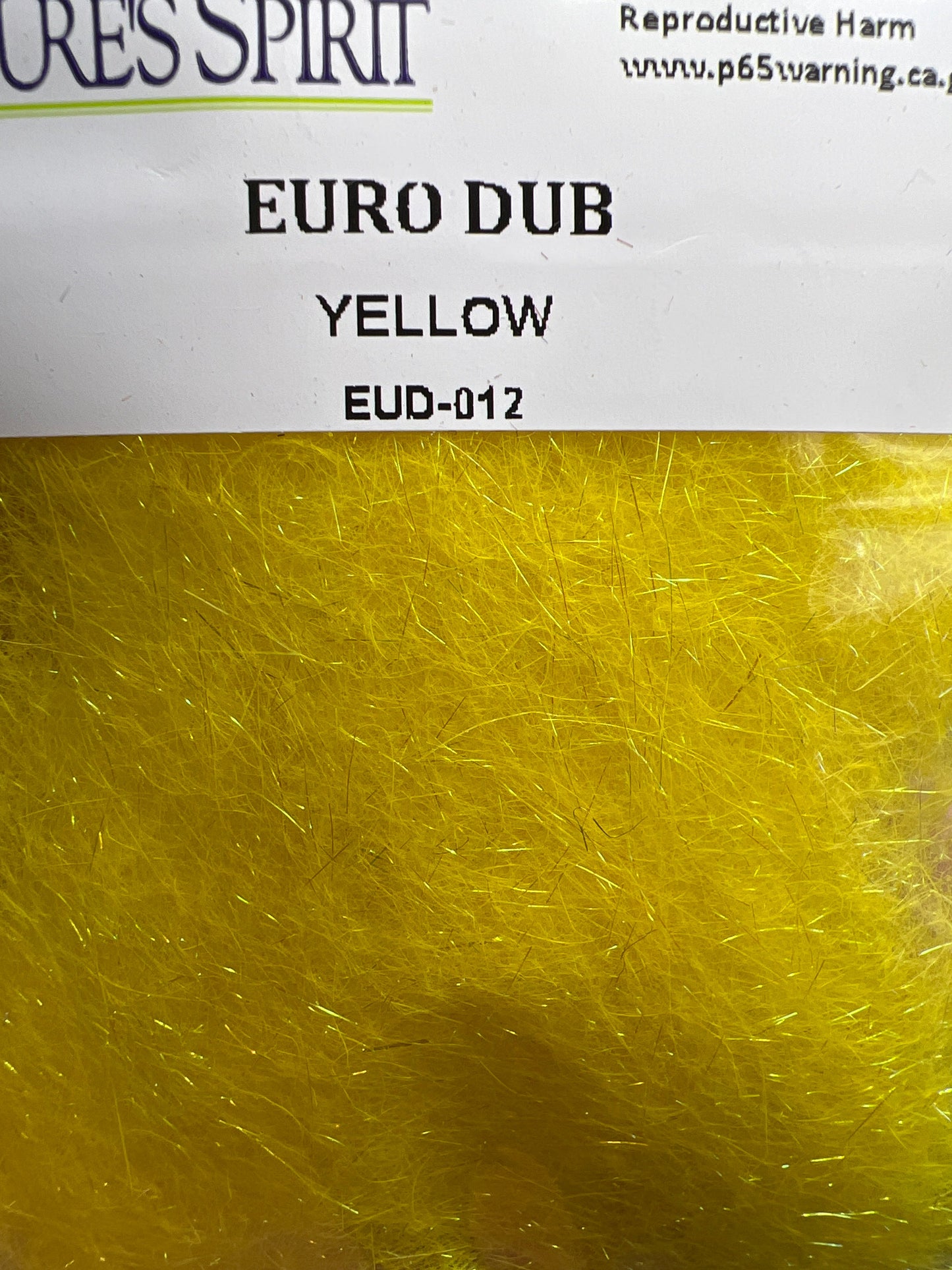 Nature's Sprit Euro Dub Dubbing Yellow Dubbing