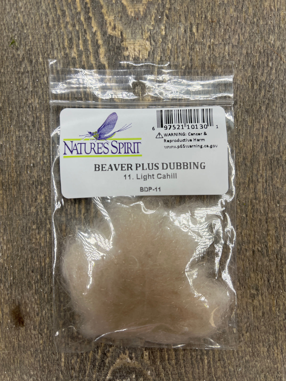 Nature Spirit Beaver Plus Dubbing Light Cahill Dubbing
