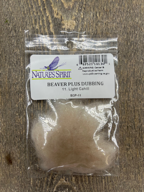 Nature Spirit Beaver Plus Dubbing Light Cahill Dubbing