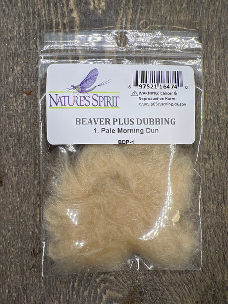 Nature Spirit Beaver Plus Dubbing Pale Morning Dun Dubbing