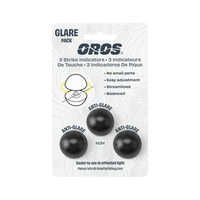 Oros Strike Indicator 3-pack Black- Medium Strike Indicators