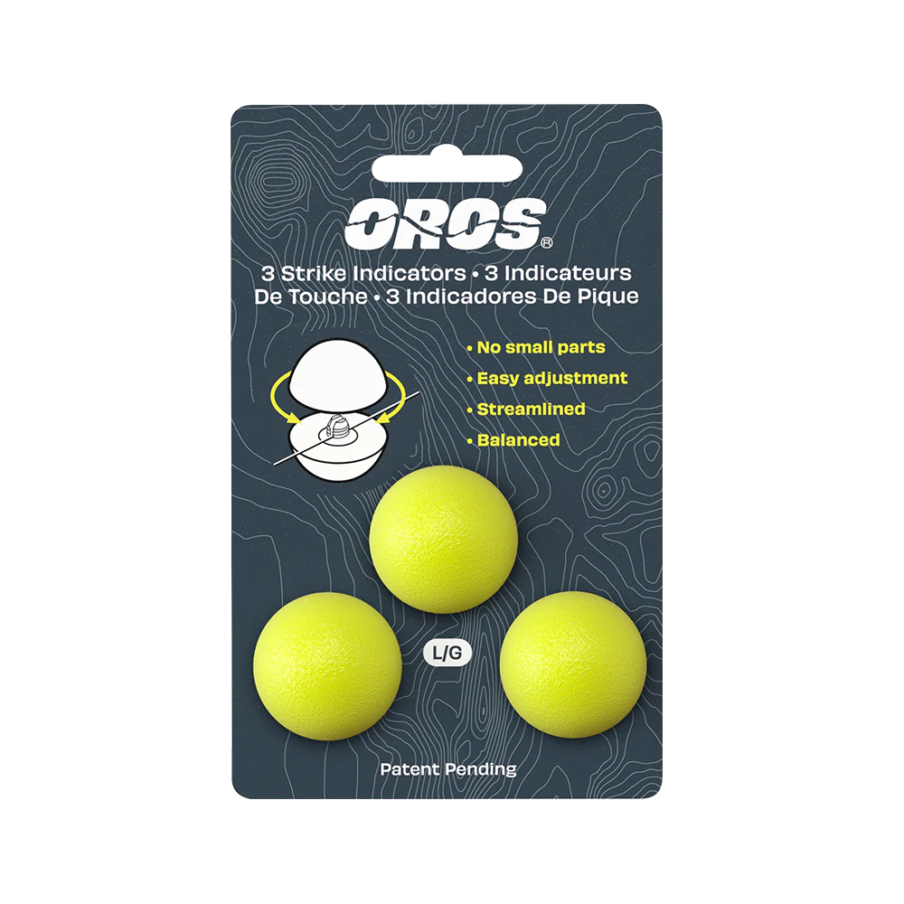 Oros Strike Indicator 3-pack Chartreuse Large Strike Indicators