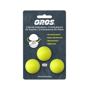 Oros Strike Indicator 3-pack Chartreuse Large Strike Indicators