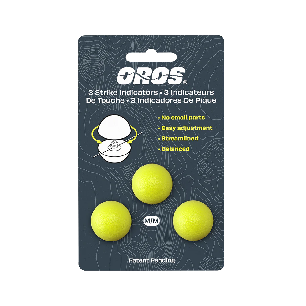 Oros Strike Indicator 3-pack Chartreuse Medium Strike Indicators