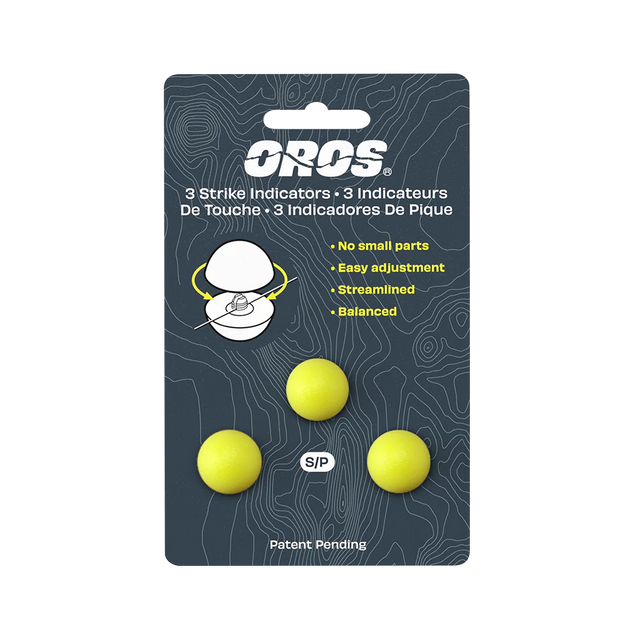 Oros Strike Indicator 3-pack Chartreuse Small Strike Indicators