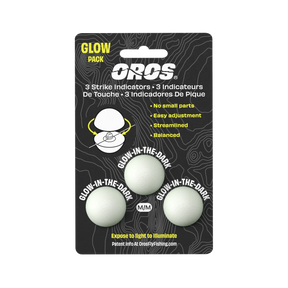 Oros Strike Indicator 3-pack Glow In the Dark Medium Strike Indicators