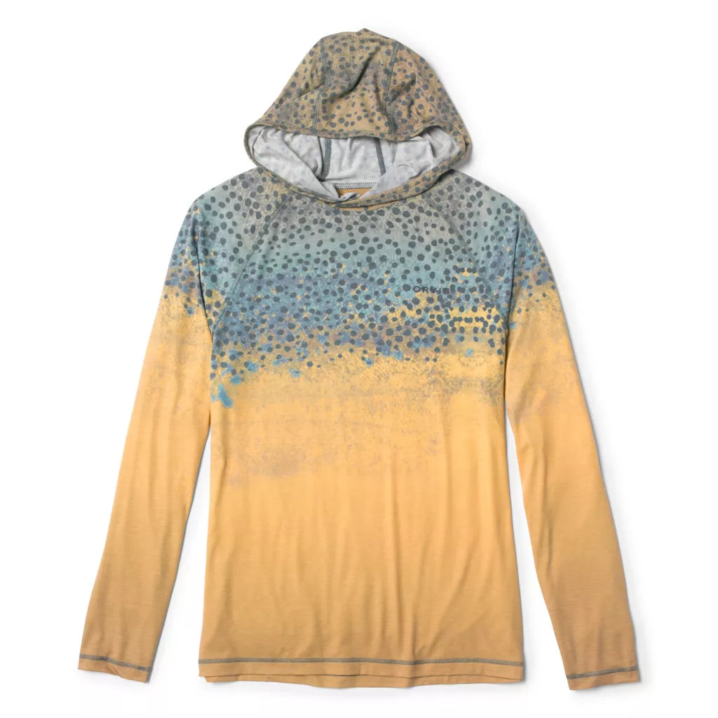 Orvis Dricast Printed Hoodie L / Brown Trout Clothing