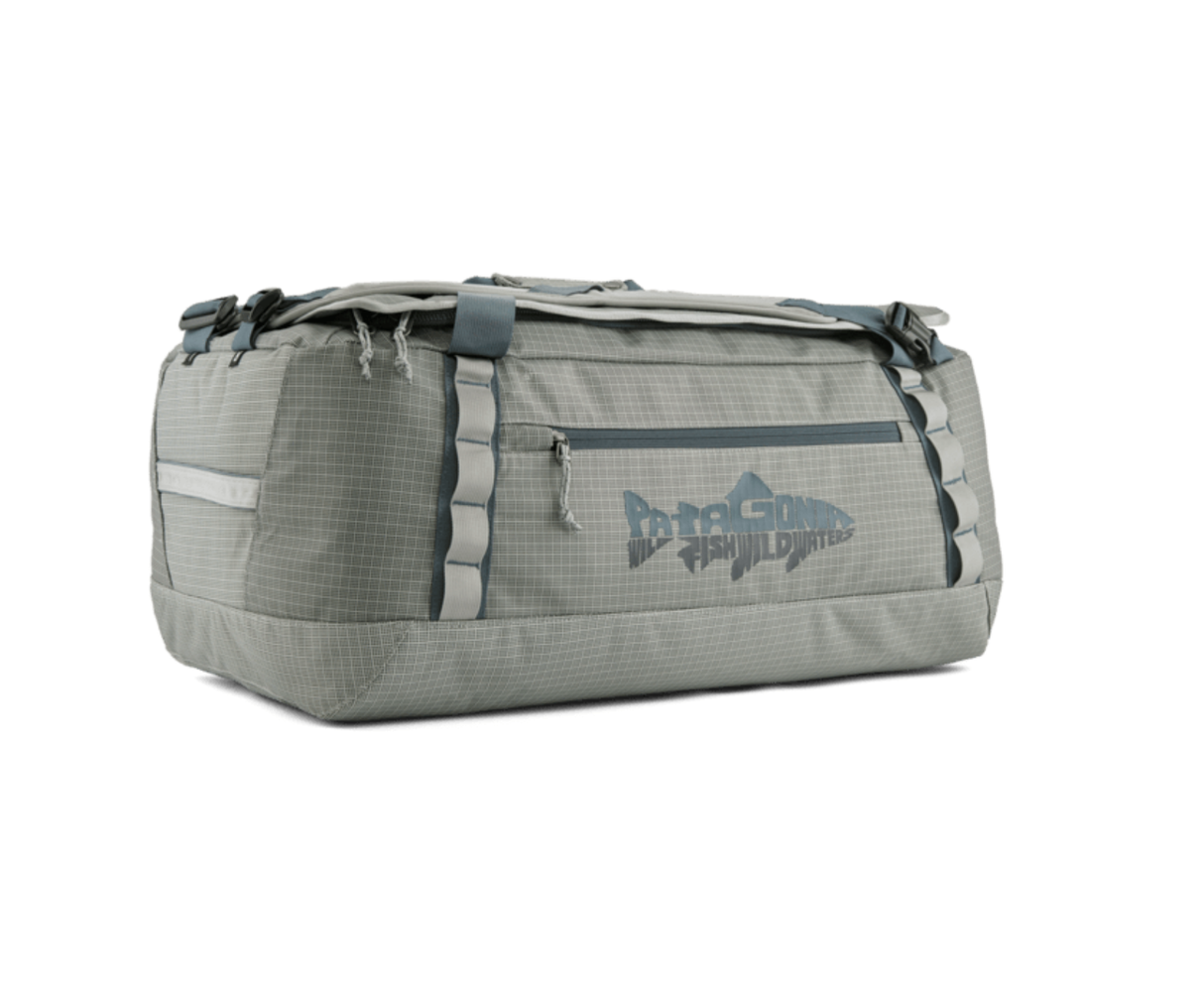 Patagonia Black Hole Duffel 55L Wild Waterline: Sleet Green Luggage