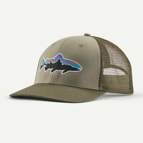 Patagonia Fitz Roy Trout Trucker Hat River Rock Green / ALL Hats, Gloves, Socks, Belts