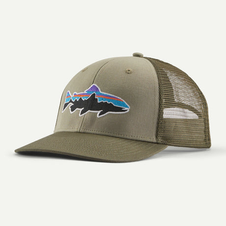 Patagonia Fitz Roy Trout Trucker Hat River Rock Green / ALL Hats, Gloves, Socks, Belts