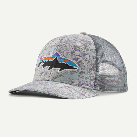 Patagonia Fitz Roy Trout Trucker Hat Rock Wash: Thermal Blue / ALL Hats, Gloves, Socks, Belts