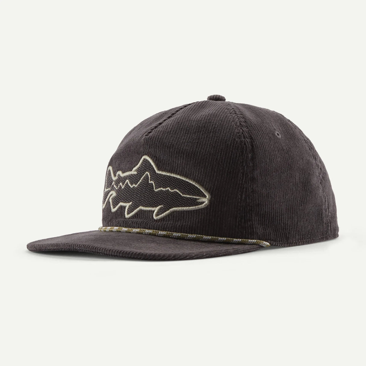 Patagonia Fly Catcher Hat Fitz Roy Trout: Ink Black Hats, Gloves, Socks, Belts