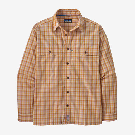 Patagonia Island Hopper Long Sleeve Shirt Mirrored: Golden Caramel / M Sportswear