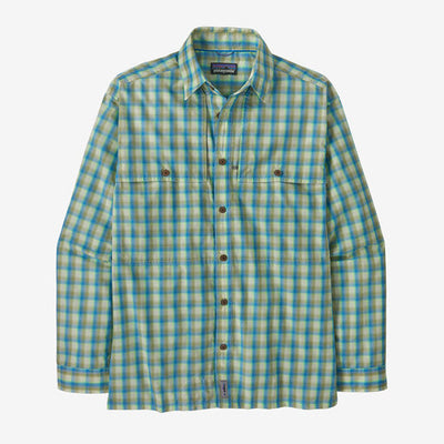 Patagonia Island Hopper Long Sleeve Shirt Mirrored: Vessel Blue / M Sportswear