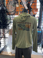 Patagonia Logo Men's Cap Cool Sun Hoodie Gumtree Green - Color Design / S clothing