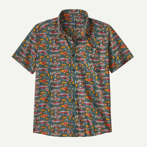 Patagonia M's Go To Shirt Salmon Energy: Old Growth Green / M Clothing