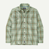 Patagonia M's L/S Island Hopper Shirt Longshore: Lichen Green / M Clothing