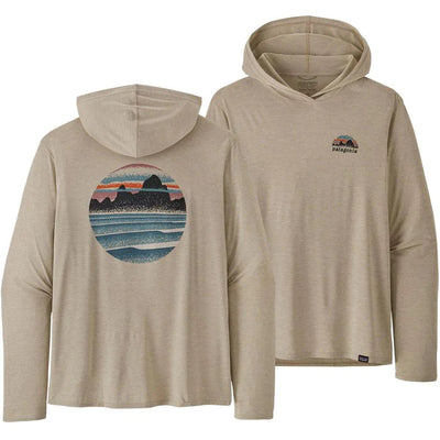 Patagonia Men's Cap Cool Daily Graphic Hoody Skyline Stencil: Pumice / M Clothing