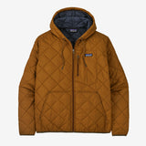 Patagonia Men's Diamond Quilted Bomber Hoody Shelter Brown / M Clothing