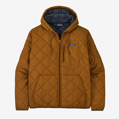 Patagonia Men's Diamond Quilted Bomber Hoody Shelter Brown / M Clothing